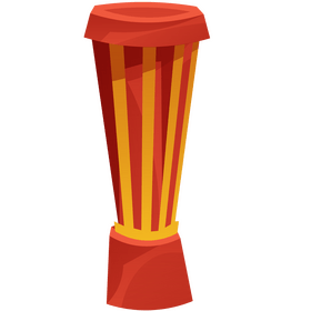 Jamaican drum clipart