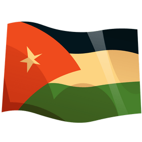 Jordan flag clipart