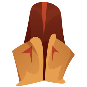 Kazakhstan hat kalpak clipart