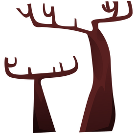 Madagascar baobab tree clipart