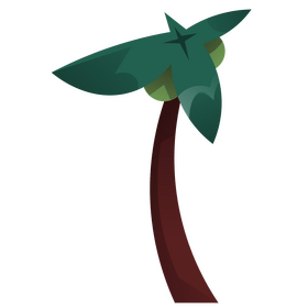 Madagascar palm tree clipart