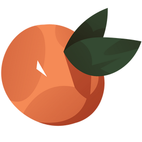 Mandarin fruit clipart