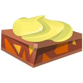 Persimmon pudding clipart