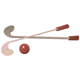 Field hockey clipart