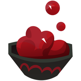 Salmon fish roe clipart