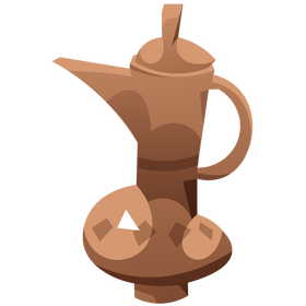 Genie lamp clipart