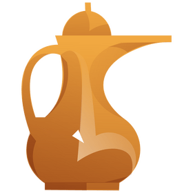 Antique teapot clipart