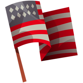 Flag of the United States clipart