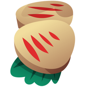 Venezuelan Arepas buns clipart