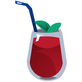 Tropical cocktail clipart