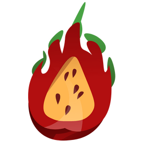 Dragon fruit cartoon clipart