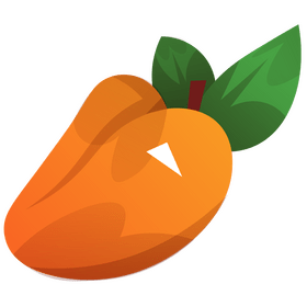 Mango fruit cartoon clipart
