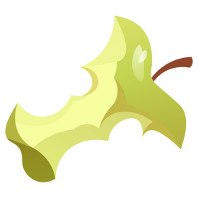 Apple core clipart