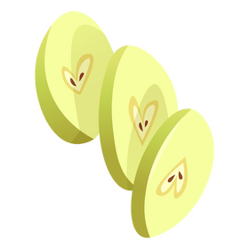 Apple rings clipart