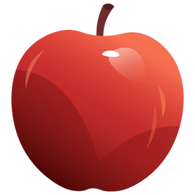 Apple red clipart