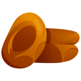 Apricot dried clipart