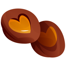 Apricot cookies clipart