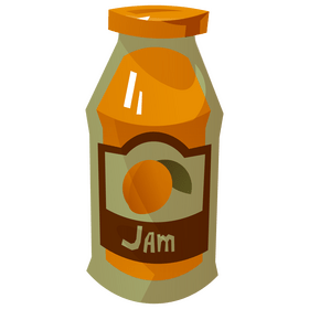 Apricot jam clipart