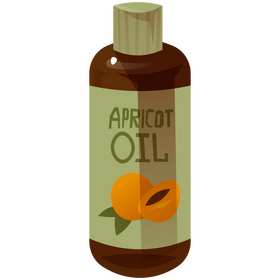 Apricot oil clipart