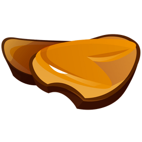 Apricot sandwiches clipart