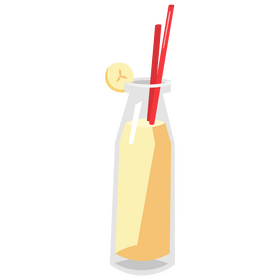 Banana juice clipart