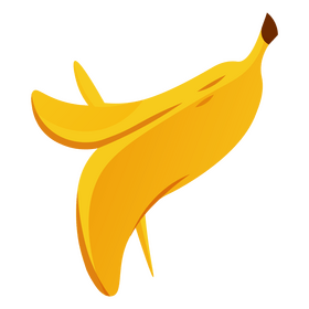 Banana peel clipart