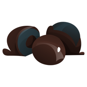 Blueberry glazed clipart