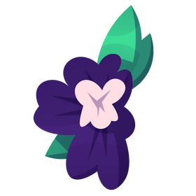 Spring April flower cartoon clipart