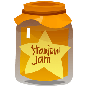 Carambola jam clipart