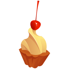 Cherry tart clipart