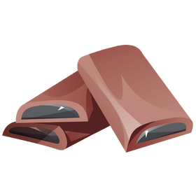 Fig chocolate bars clipart