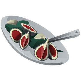 Fig salad clipart