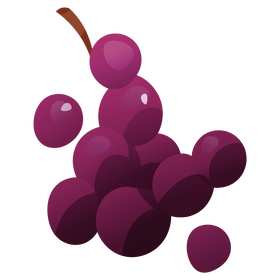 Grapes red clipart