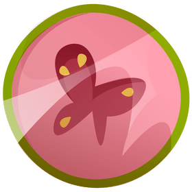 Guava fruit half clipart