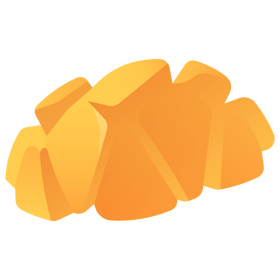 Mango ripe cut clipart