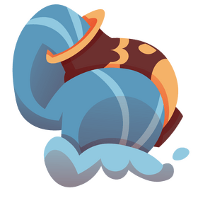 Aquarius zodiac sign clipart