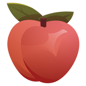 Peach clipart