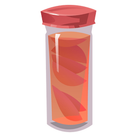 Peach whiskey clipart