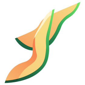 Delicious pear slices clipart