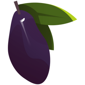 Plum clipart