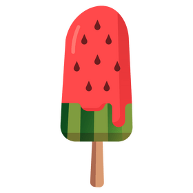 Watermelon ice cream clipart