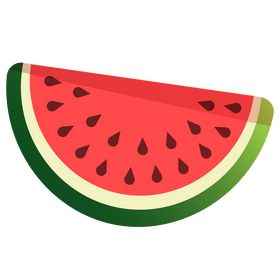 Watermelon slice clipart