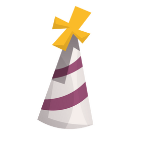 Party hat drawing clipart