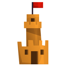 Cartoon castle clipart