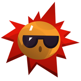 Sun cartoon drawing clipart