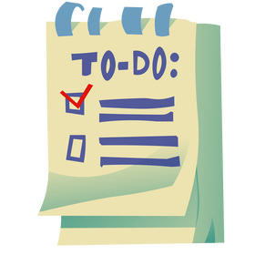 Free to do list clipart