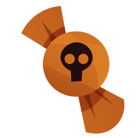 Halloween candy illustration clipart