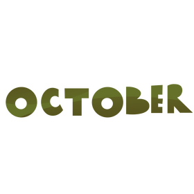 Month of october clipart