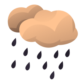 Rain cloud cartoon drawing clipart