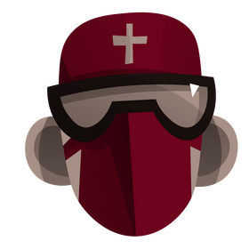 Medworker with face mask clipart